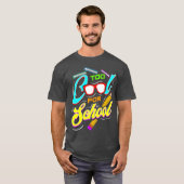 ホームスクール母モテリアチーハおもしろいー Tシャツ (正面フル)