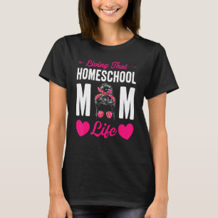 ホームスクール母ライフ学ディスタンスライフスタイルEd Tシャツ