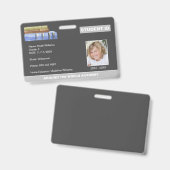 ホームスクール生徒IDバッジ バッジ (正面＆裏面)