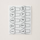 ホームスクール計数着色パズルアイスクリーム ジグソーパズル (縦)