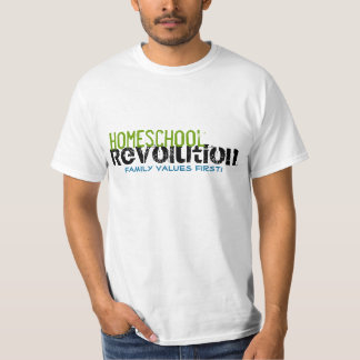 ホームスクール革命 – 家族の価値が第一！メンズ Tシャツ