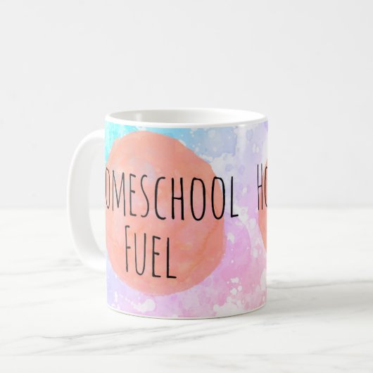 ホームスクール·フューエル·マおもしろいム·コーヒー コーヒーマグカップ (正面左)