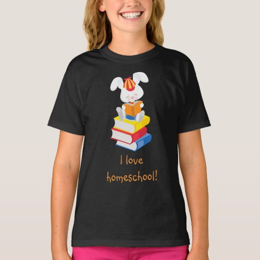 ホームスクール・ラビット Tシャツ (正面)