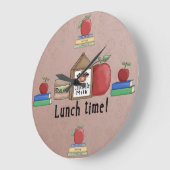 ホームスクール ラージ壁時計 (傾斜)