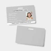 ホームスクールCO-OPメンバーシップIDバッジ バッジ (表裏)