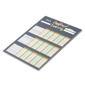 ホームスクールDASHBOARD TRACKER 1 ノートパッド (アングル)