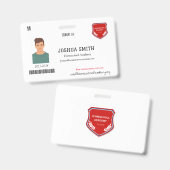 ホームスクールI.D. (モックアップ) バッジ (正面&裏面)