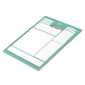 ホームスクールLESSON PLAN 2 GREEN NOTEPAD ノートパッド (アングル)