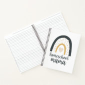 ホームスクールMama Bohoレインボーハートチェックリスト ノートブック (内部)