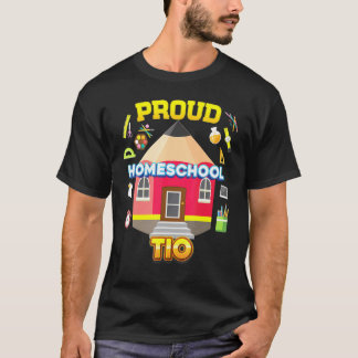 ホームスクー誇りを持ったルティオパパママ家族の子供に戻るSc Tシャツ