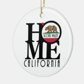 ホームスコッツバレーカリフォルニア セラミックオーナメント (左)