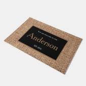 ホームスタイリッシュコジモダンーな田舎の家族のためのデザイン ドアマット (アングル)