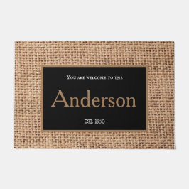 ホームスタイリッシュコジモダンーな田舎の家族のためのデザイン ドアマット