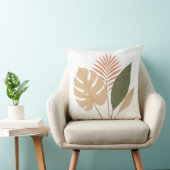 ホームスタイリッシュデコ用ボヘミア植物プリント枕 クッション (椅子)