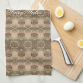 ホームスタイリッシュデコ訛り キッチンタオル (四つ折り)