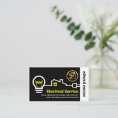 ホームスタイリッシュ電気配線回路 名刺 (スタンド正面)