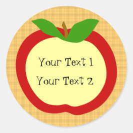 ホームスタイルアップルキッチンステッカー ラウンドシール