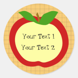 ホームスタイルアップルキッチンステッカー ラウンドシール