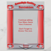 ホームスタイル料理サンドウィッチメニュー挿入 (裏面)