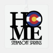 ホームスチームボート春ズコロラド メタルオーナメント (正面)
