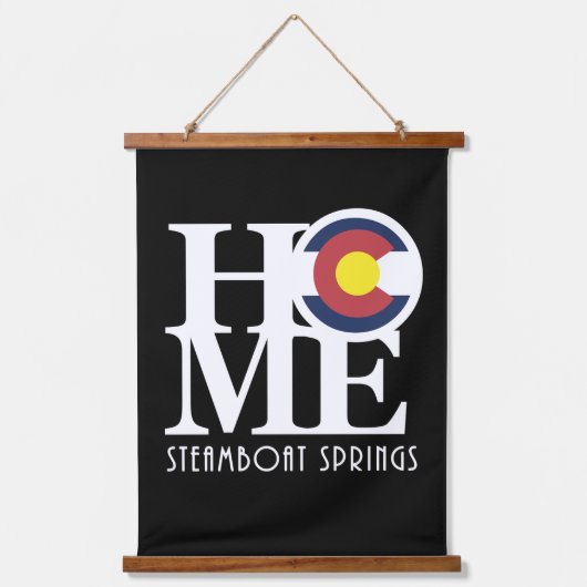 ホームスチームボート春ズコロラド 吊り下げ型タペストリー (正面)
