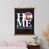 ホームスチームボート春ズコロラド 吊り下げ型タペストリー (寝室)