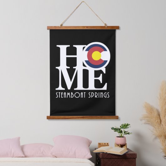 ホームスチームボート春ズコロラド 吊り下げ型タペストリー (寝室)