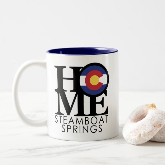 ホームスチームボート春マグ ツートーンマグカップ (ドーナツ)