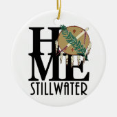 ホームスティルウォーターオクラホマ セラミックオーナメント (正面)