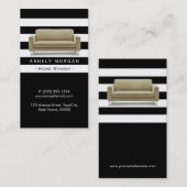 ホームステイガーインテリアデザイモダンンクラススタイル 名刺 (正面/裏面)