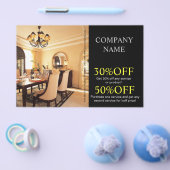 ホームステイガーリノベーションインテリアデザイナー不動産仲介業者 チラシ (シングル)