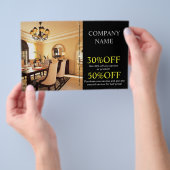 ホームステイガーリノベーションインテリアデザイナー不動産仲介業者 チラシ (ハンドル)