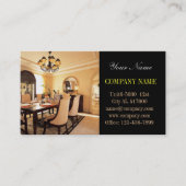 ホームステイガーリノベーションインテリアデザイナー不動産仲介業者 名刺 (正面)