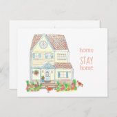 ホームステイホームソーシャルディッシングノート ポストカード (正面/裏面)