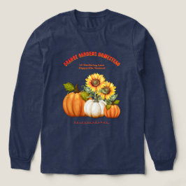 ホームステッドサンフラワーズンパンプキンス秋 トライブレンドTシャツ