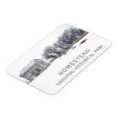 ホームステッドハウスホームステッドナショナルヒストリカルパーク マグネット (左側)