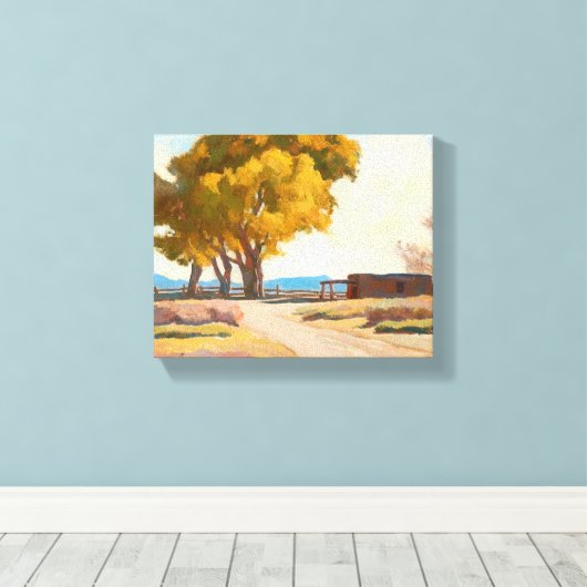 ホームステッドバイメイナード・ディクソン キャンバスプリント (インサイチュ (ウッドフロア))