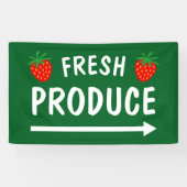ホームステッド市場の新鮮な農産物のバナーの看板 横断幕 (横)