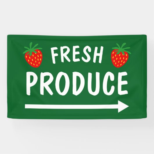 ホームステッド市場の新鮮な農産物のバナーの看板 横断幕 (横)