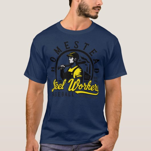 ホームステッド製鉄労働者野球 - 1905 Tシャツ (正面)
