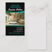 ホームステージャインテリアデザイナ写真テンプレート 名刺 (正面/裏面)