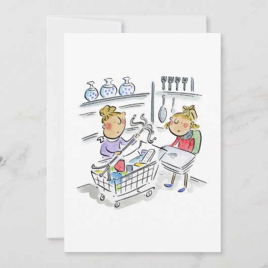 ホームストアショッピング 招待状 (正面)