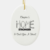 ホームストロンガーSWFL EAGLE NEST I DO 与え A HOOT セラミックオーナメント (裏面)