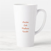 ホームスパーソナライズされたクール母ママと子供の名前 カフェラテマグ (右)