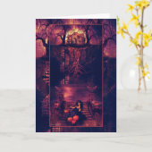 ホームスポーキー・ホーム -  blank ノートグリーティングカード カード (黄色い花)