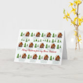 ホームスモールビジネス用クリスマスカード - 感謝 カード (黄色い花)