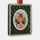 ホームス素朴プン国写真祖父母 メタルオーナメント (右)