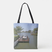 ホームズアンド波止場ズオンカナルマルコアイランドフロリダ トートバッグ (裏面)