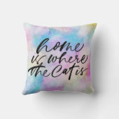 ホームズザキャットは装飾用クッション クッション (裏面)