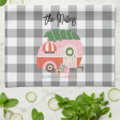 ホームズザホリデーズキッチンタパーソナライズされたオル キッチンタオル (折り畳み)